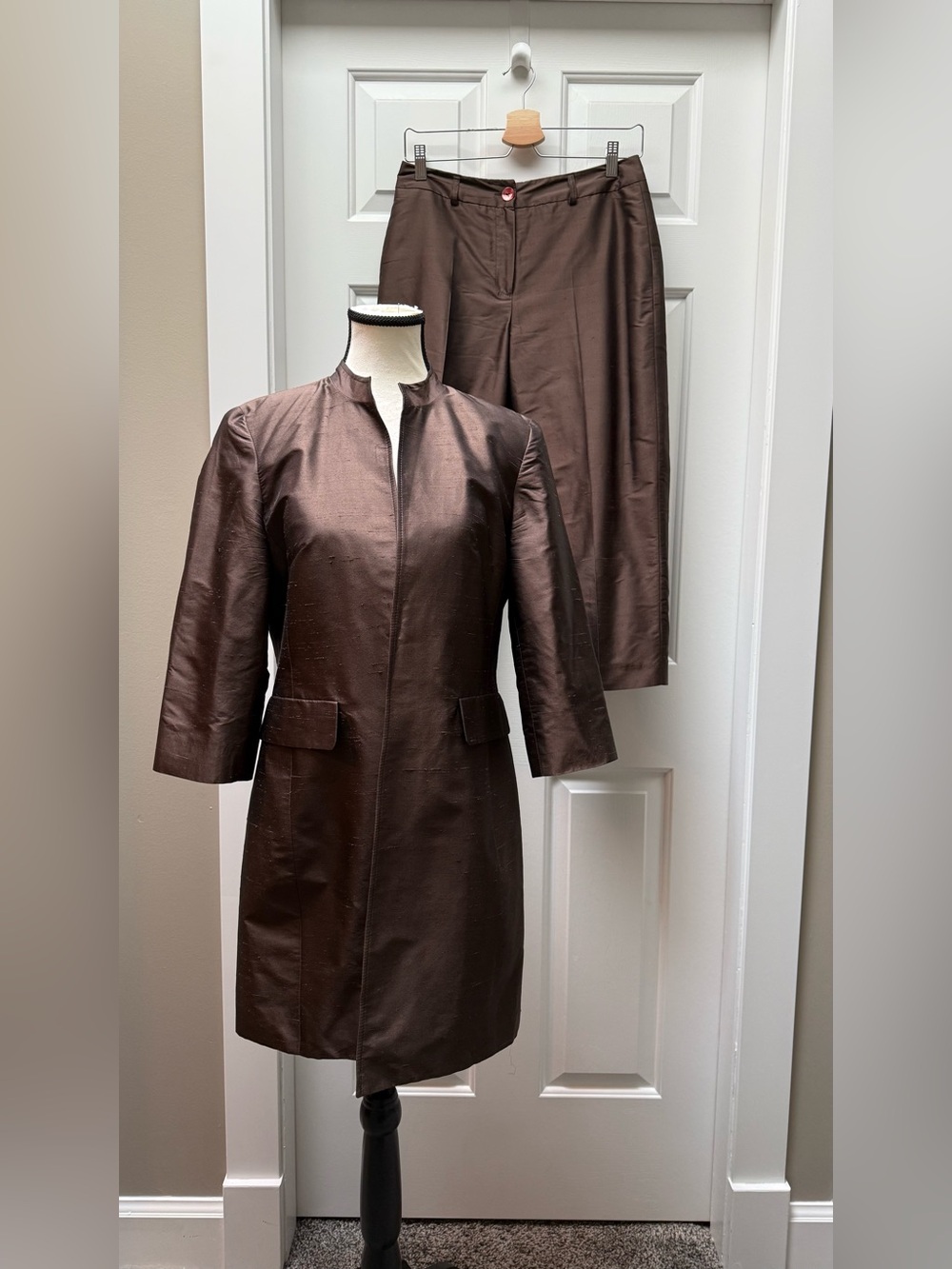 💯 Silk Vintage Pants Suit Set